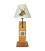 Lampe "Bergerie marbre" abat-jour "Cerf"