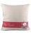 Coussin "Mon ourson" blanc et rose