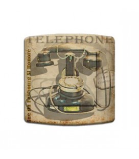 Interrupteur décoré téléphone vintage