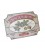 Cadre en bois ancien, motif "crème de marrons"