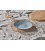 Lot de 4 sets de table en chanvre naturel - Ø28cm