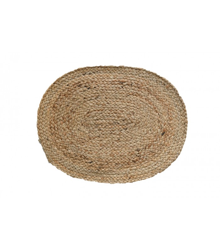 Lot De 4 Sets De Table Ronds En Jonc De Mer Naturel - 30 Cm De Diamètre - Tressés à La Main - Antidérapants Et Résistants à La Chaleur