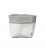 Panière en fibre de cellulose - dafne blanc et gris linea forma 24cm