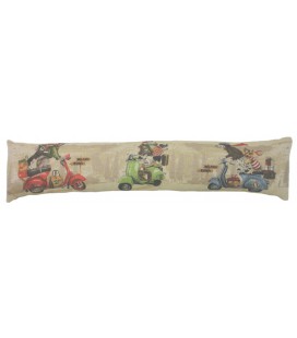 Coussin "Scooter dogs" long